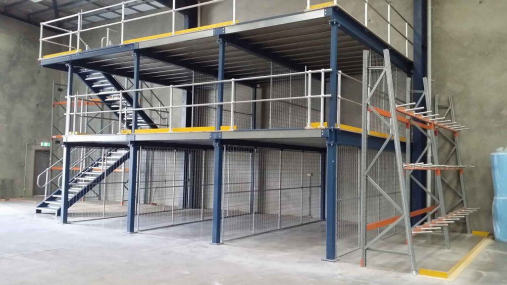 Multi-Tier Mezzanine Floor