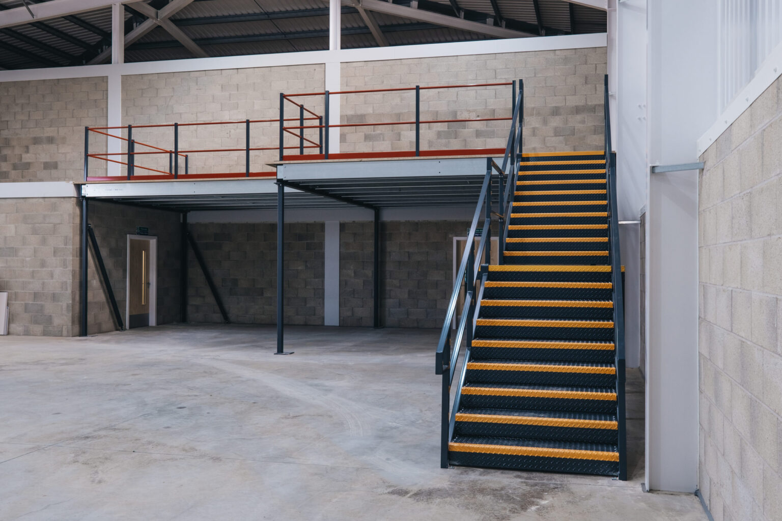 Racking & Mezzanine Floor Staircase Solutions in UAE : Safe & Durable ...