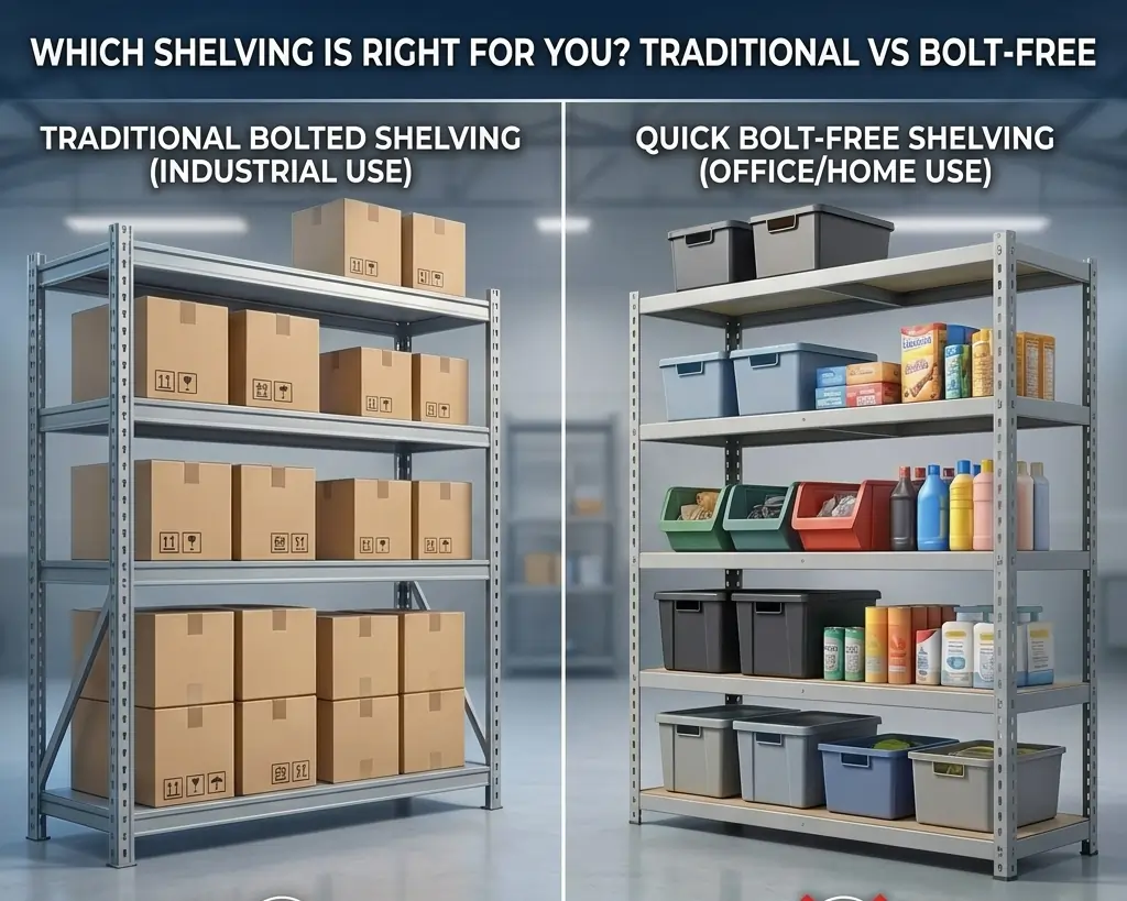 Bolt Free Shelving in Dubai