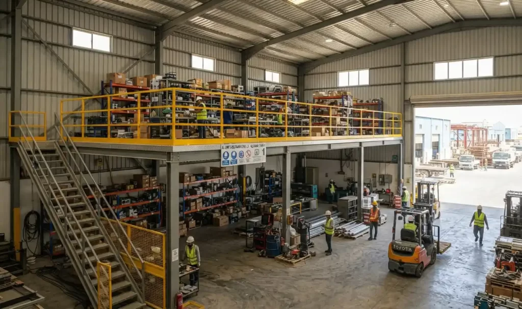 Structural Mezzanine Floor Design and Installation in Sharjah
